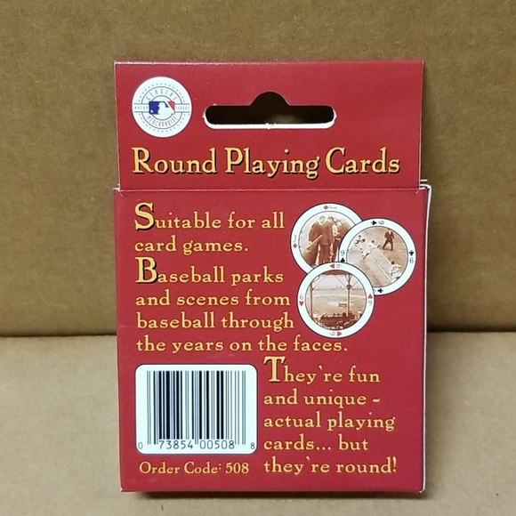 Baseball Round Playing Cards - Picture 2 of 4
